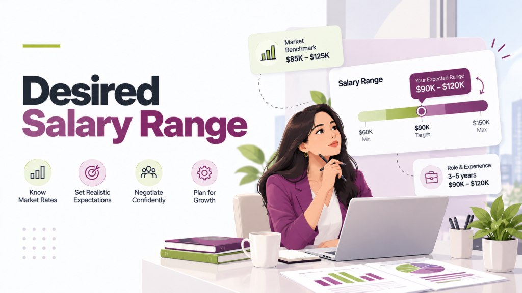 Desired Salary Range